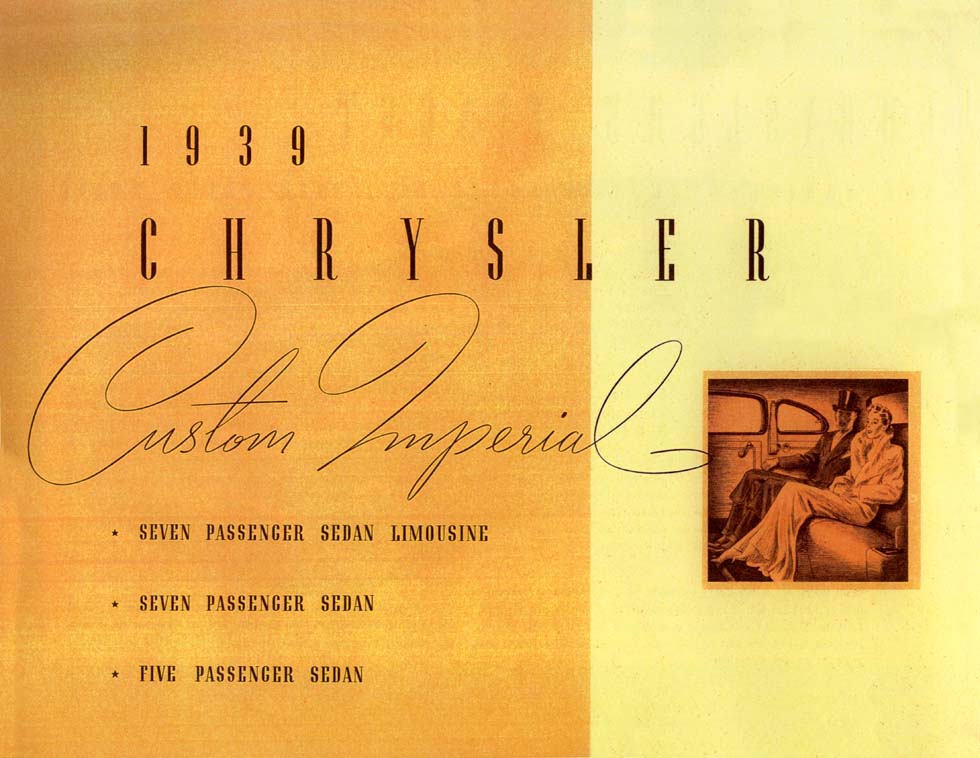 1939 Chrysler Custom Imperial Brochure